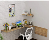 Supports d'étagère pliables KAK (lot de 2) en acier inoxydable robuste, pour un gain de place sur table ou plan de travail. Support de montage facile à monter soi-même.