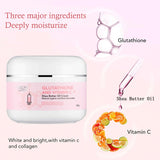 AILKE crème blanchissante et éclaircissante, adaptée au visage et au corps, huile de beurre de karité naturelle Intense hydratante réparation peau craquelée