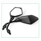Universel 1 paire 8mm 10mm moto Scooter e-bike poignée barre fin rétroviseurs latéraux électromobile arrière côté convexe miroir