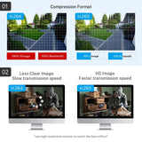 MOVOLS 8CH 5MP 8MP POE système de caméra de sécurité Audio bidirectionnel 8MP NVR Kit CCTV caméra IP extérieure H.265 P2P ensemble de Surveillance vidéo