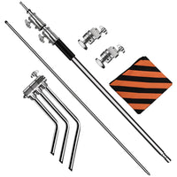 SH-Support d'éclairage RapDuty C en acier inoxydable, support de photographie, bras de maintien, 260cm, 107cm, recommandé Max, liquimanquer, un cadeau