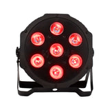 SHEHDS-Éclairage de Scène pio LED, 7x12W, RGBW/7x18W, RGBWA + UV, Prise Mobile, Ventilateur Ultra-Silencieux, ixd'Anniversaire Familiale, Théâtre