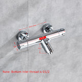 Ensemble de robinets de douche thermostatiques, mitigeur thermostatique de salle de bains, mitigeur de salle de bains, robinet de baignoire