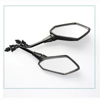 Universel 1 paire 8mm 10mm moto Scooter e-bike poignée barre fin rétroviseurs latéraux électromobile arrière côté convexe miroir