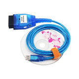 Meilleure vente pour BMW IN-PA Ediabas K + DCAN commutateur câble de Diagnostic OBDII pour BMW E46 K + CAN K CAN IN-PA FT232RL puce Interface USB