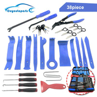 Outil de démontage de garniture intérieure de voiture, outil de démontage de panneau de Clip, lames de démontage de garniture en plastique, outils automobiles, retrait de clips de voiture