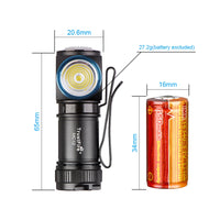TrustFire MC12 EDC lampe frontale LED puissante 1000Lumens lampe frontale Rechargeable magnétique XP-L HI lampe torche de Camping