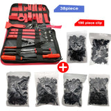 Outil de démontage de garniture intérieure de voiture, outil de démontage de panneau de Clip, lames de démontage de garniture en plastique, outils automobiles, retrait de clips de voiture