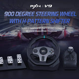 Volant de jeu PXN V9 Gen2/V9 270 ° /900 °   Simulateur de course pour PS4,PS3, PC Windows 7/8/10/11,Xbox One,Xbox Series X/S