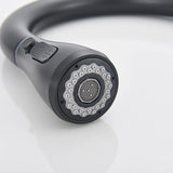 Robinet de cuisine extractible en argent, robinet de cuisine en Nickel à poignée unique, poignée monotrou, pulvérisateur pivotant, robinet mitigeur d'eau