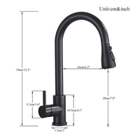 Robinet de cuisine extractible en argent, robinet de cuisine en Nickel à poignée unique, poignée monotrou, pulvérisateur pivotant, robinet mitigeur d'eau