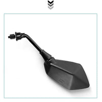 Universel 1 paire 8mm 10mm moto Scooter e-bike poignée barre fin rétroviseurs latéraux électromobile arrière côté convexe miroir