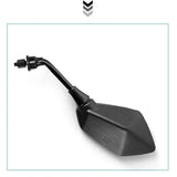 Universel 1 paire 8mm 10mm moto Scooter e-bike poignée barre fin rétroviseurs latéraux électromobile arrière côté convexe miroir