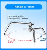 SH-Support d'éclairage RapDuty C en acier inoxydable, support de photographie, bras de maintien, 260cm, 107cm, recommandé Max, liquimanquer, un cadeau