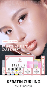 ICONSIGN – Kit de levage de cils, Version améliorée, durée de 6 à 8 semaines, rehausseur de cils, outils de maquillage