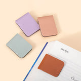 Marque-pages en cuir aimantés rectangulaires en plusieurs couleurs