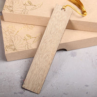 Redwood Blank Bookmark Sandalwood Plain Bookmark Polished Blank DIY Bookmark Creative Bookmark Material Can Be Engraved