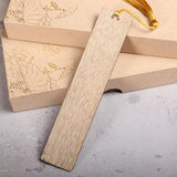 Redwood Blank Bookmark Sandalwood Plain Bookmark Polished Blank DIY Bookmark Creative Bookmark Material Can Be Engraved