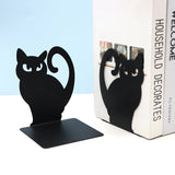 Serre livre métal chat noir