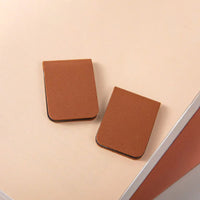 Marque page cuir rectangulaire aimanté