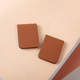 Marque page cuir rectangulaire aimanté