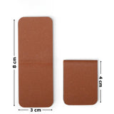 Marque page cuir rectangulaire aimanté