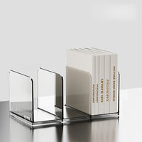 Serre-livres PVC trieur 4 cases, rangement pratique et robuste
