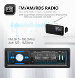 ESSGOO-Unité principale stéréo de voiture avec DAB + intégré, AM, FM, RDS, USB, AUX-in, SD, Bluetooth, simple, 1 DIN, télécommande, lecteur MP3