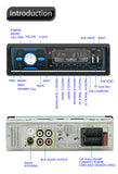 ESSGOO-Unité principale stéréo de voiture avec DAB + intégré, AM, FM, RDS, USB, AUX-in, SD, Bluetooth, simple, 1 DIN, télécommande, lecteur MP3