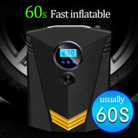 Gonfleur de pneus numérique portable 12 volts CC pour voiture, compresseur d'air 150 PSI pour voitures, motos et vélos