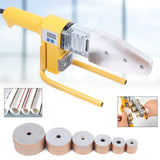 Machine à souder les tubes 1000 W pour le soudage de tubes en fer et plastique PP/PPR/PB/PE, avec outil de chauffage par fusion à chaud de diamètre 20-63 mm.