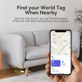 Traqueur intelligent pour trouver mon application portefeuille/vélo, dispositif de rappel Anti-perte, localisateur évalué MFI, traceur Bluetooth intelligent