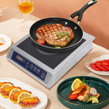 Cuisinière à induction électrique moderne numérique 3500 watts table de cuisson à induction commerciale