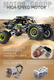 MOULD KING 18002 Voitures Techniques Jouets Le MOC-19517 APP&RC Buggy 4x4 RC Motorisé Modèle de Bloc de Construction en Brique Cadeau de Noël pour Enfants