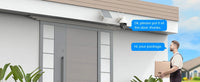 AOSU 3MP PTZ caméra de sécurité solaire batterie intégrée sans fil 2.4Ghz WIFI caméra PIR AI détection 2 voies Audio caméra de vidéosurveillance extérieure