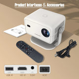 Magcubic – projecteur natif 1080P 650ANSI 8K Android14 L018, avec Correction automatique du Keystone, mise au point, Wifi6 BT5.4, film Portable pour l'extérieur