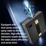 Aspirateur robot pour vitres ABIR WD8, double jet d'eau, essuyage intelligent par IA, laser amélioré, lavage intelligent des parois vitrées.