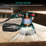 HYCHIKA 300W ponceuse orbitale aléatoire avec 12 pièces papier de verre 6 vitesses 230V ponceuse pour outils de polissage du bois et du métal