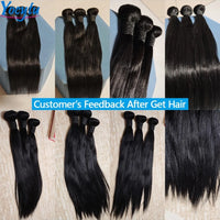 YOCYTU 20 20 20 Pouces Tissage Cheveux Humains 1/3/4 PCS Lot de Tissage Cheveux Humain 12A Tissage Naturel Brésilien Haut Qualité Meche Tissage Humain Hair Raw Hair Bundles 100% Human Hair Livraison 3 Jours France