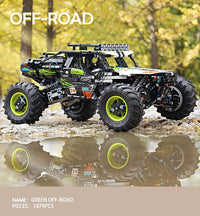 MOULD KING 18002 Voitures Techniques Jouets Le MOC-19517 APP&RC Buggy 4x4 RC Motorisé Modèle de Bloc de Construction en Brique Cadeau de Noël pour Enfants