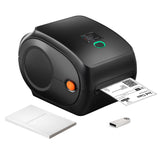 SucceBuy 300DPI imprimante d'étiquettes thermiques Bluetooth reconnaissance automatique d'étiquettes prise en charge Windows/Mac/Android pour les paquets d'expédition 4x6