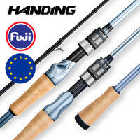 Canne à pêche HANDING Miracle Sensitiv 90 g, canne à pêche légère, blank en carbone 40T, canne casting, anneaux FUJI® A, action rapide