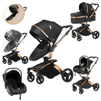 Poussette légère Magic ZC, poussette bébé 3 en 1, landau pour bébé, poussette légère en PU 3 en 1