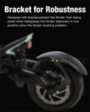 Garde-boue d'origine pour Teverun Fighter 11/11 + Fightersupreme Scooter électrique garde-boue avant arrière avec support pièces de garde-boue