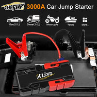 Démarreur de voiture GKFLY, dispositif de démarrage d'urgence, câbles, chargeur de batterie portable, booster de batterie