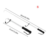 Harpon de pêche sur glace avec ardillons, poignée de pêche extensible, harpon portable en métal pour la pêche en mer et en bateau sur glace
