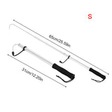 Harpon de pêche sur glace avec ardillons, poignée de pêche extensible, harpon portable en métal pour la pêche en mer et en bateau sur glace