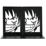 Serre-livres en métal One Piece, design inspiré du manga, robuste et décoratif