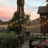 9 M/26 M feston LED Globe chaîne lumière fée LED G40 extérieur pour fête de noël jardin décor guirlande lampe rue Patio arrière-cour
