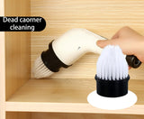 Brosse de nettoyage électrique 9 en 1 2000 mAh, outil de nettoyage pour salon, salle de bain et cuisine